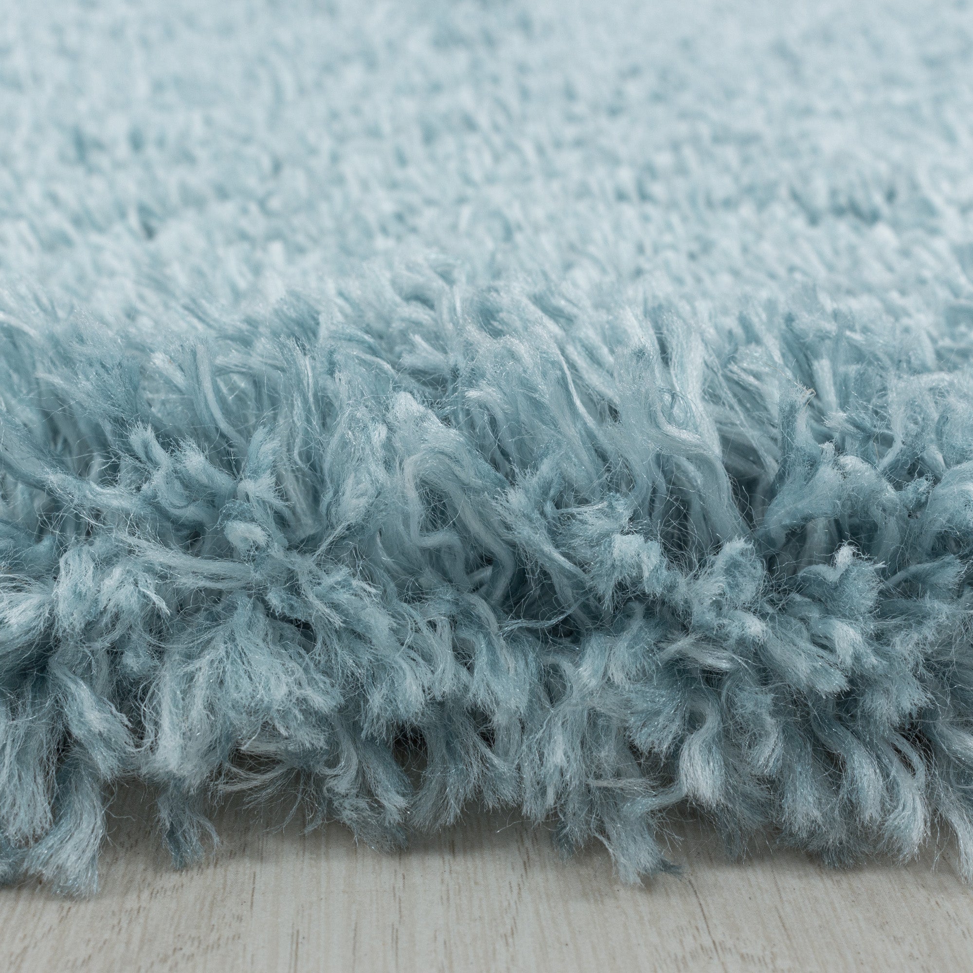 Shaggy Hochflor Teppich Wohnzimmerteppich Flor Super Weich Farbe Blau