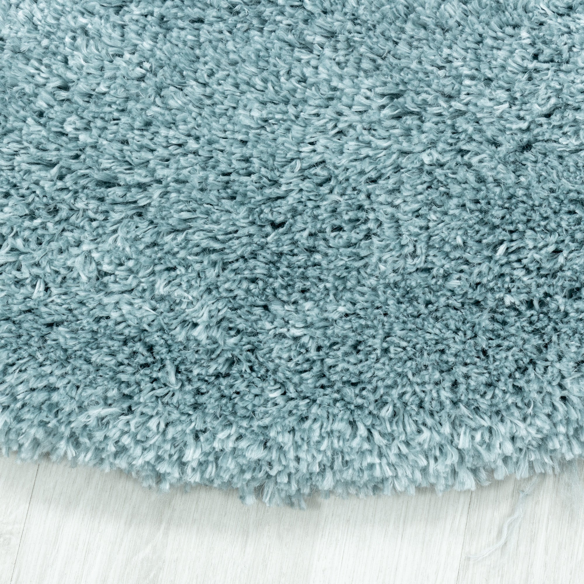 Shaggy Hochflor Teppich Wohnzimmerteppich Flor Super Weich Farbe Blau