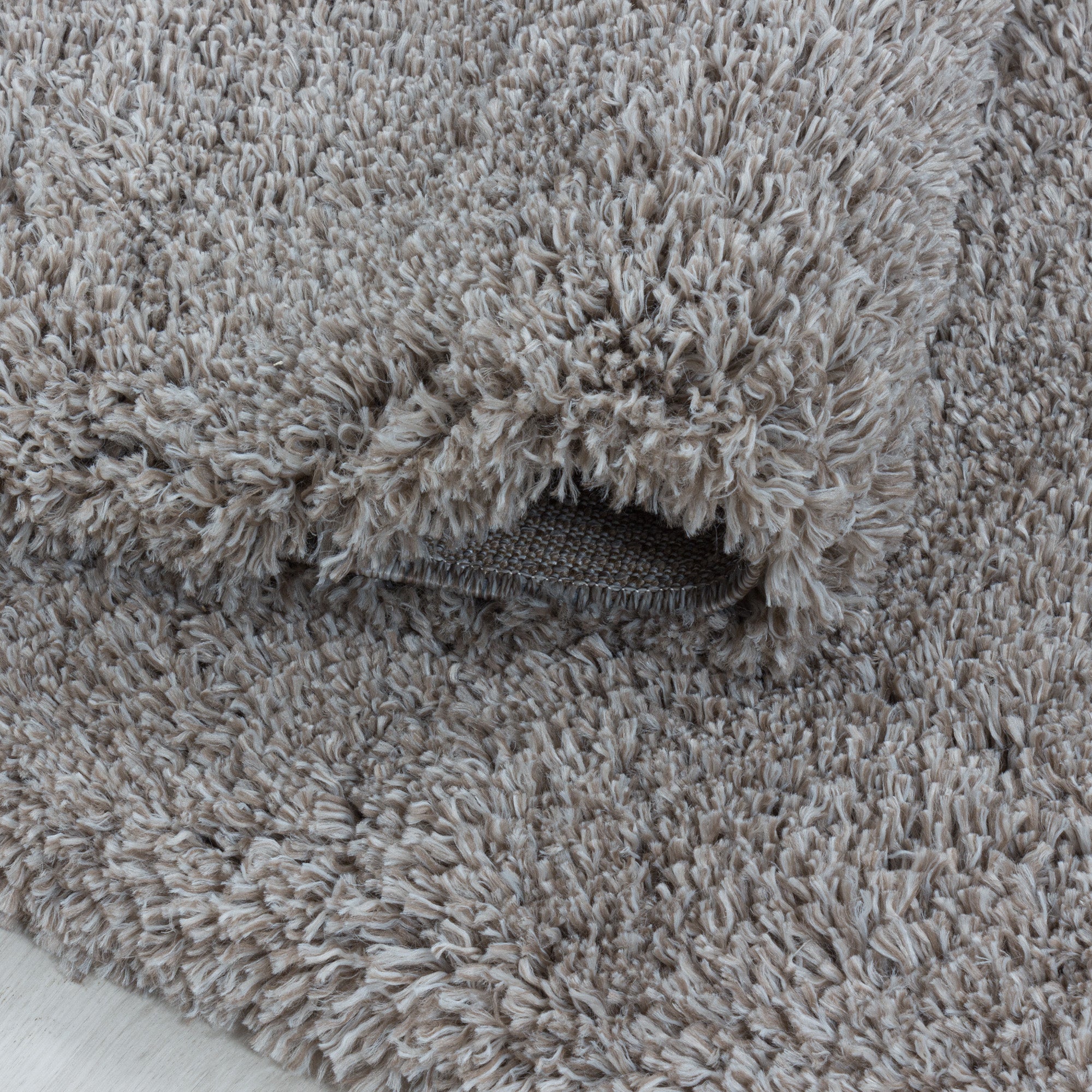 Soft Shaggy Hochflor Teppich Wohnzimmerteppich Flor Weich Form Rund