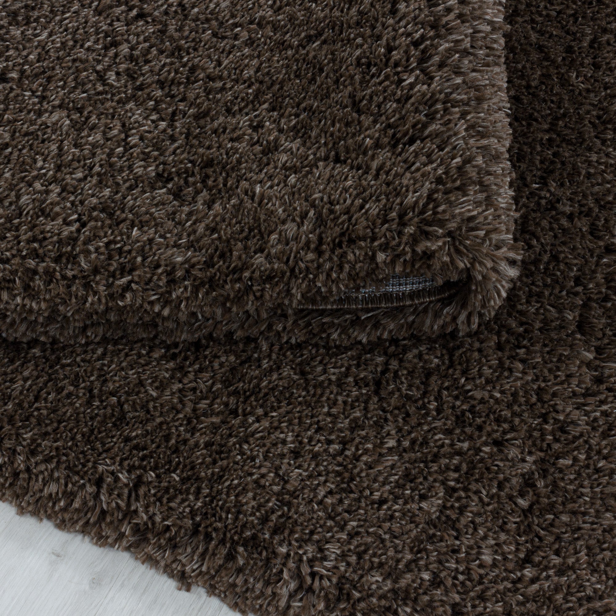 Soft Shaggy Hochflor Teppich Wohnzimmerteppich Flor Weich Form Rund