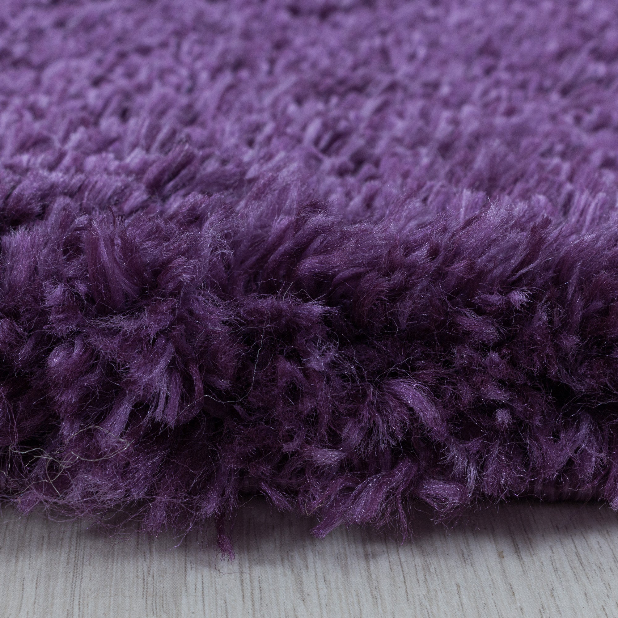 Soft Shaggy Hochflor Teppich Wohnzimmerteppich Flor Weich Form Rund