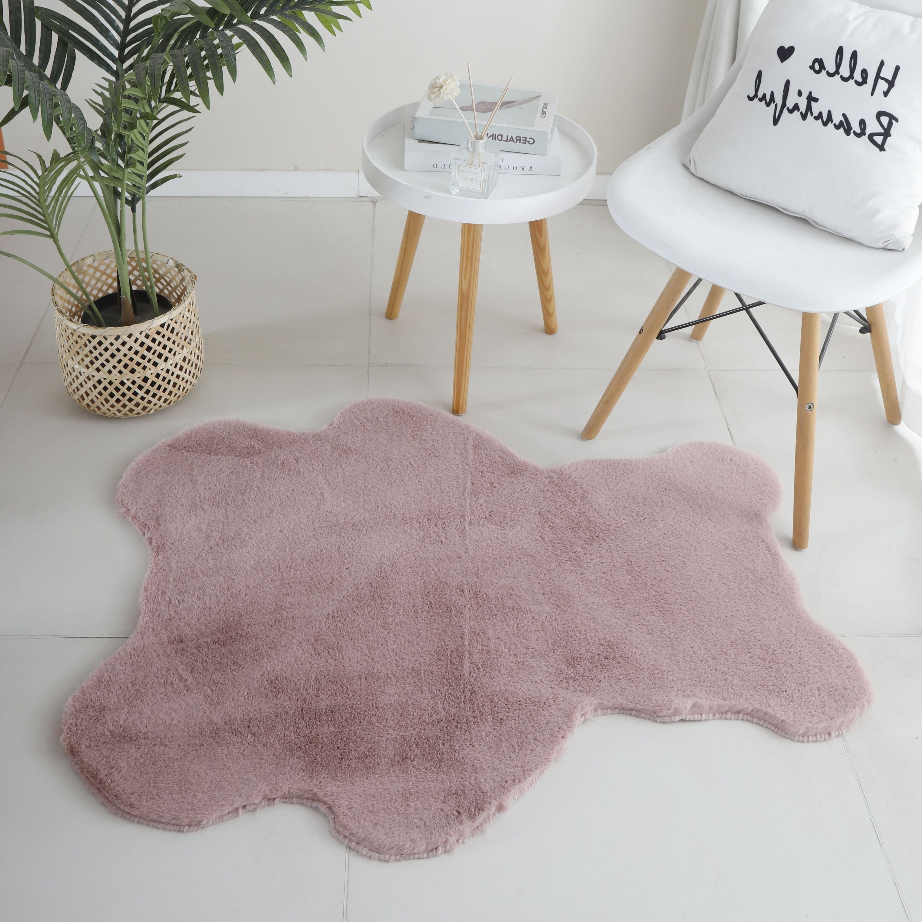 Kinderzimmer Teppich Bear Design Kinderteppich Waschbarer Hochflor Flauschig