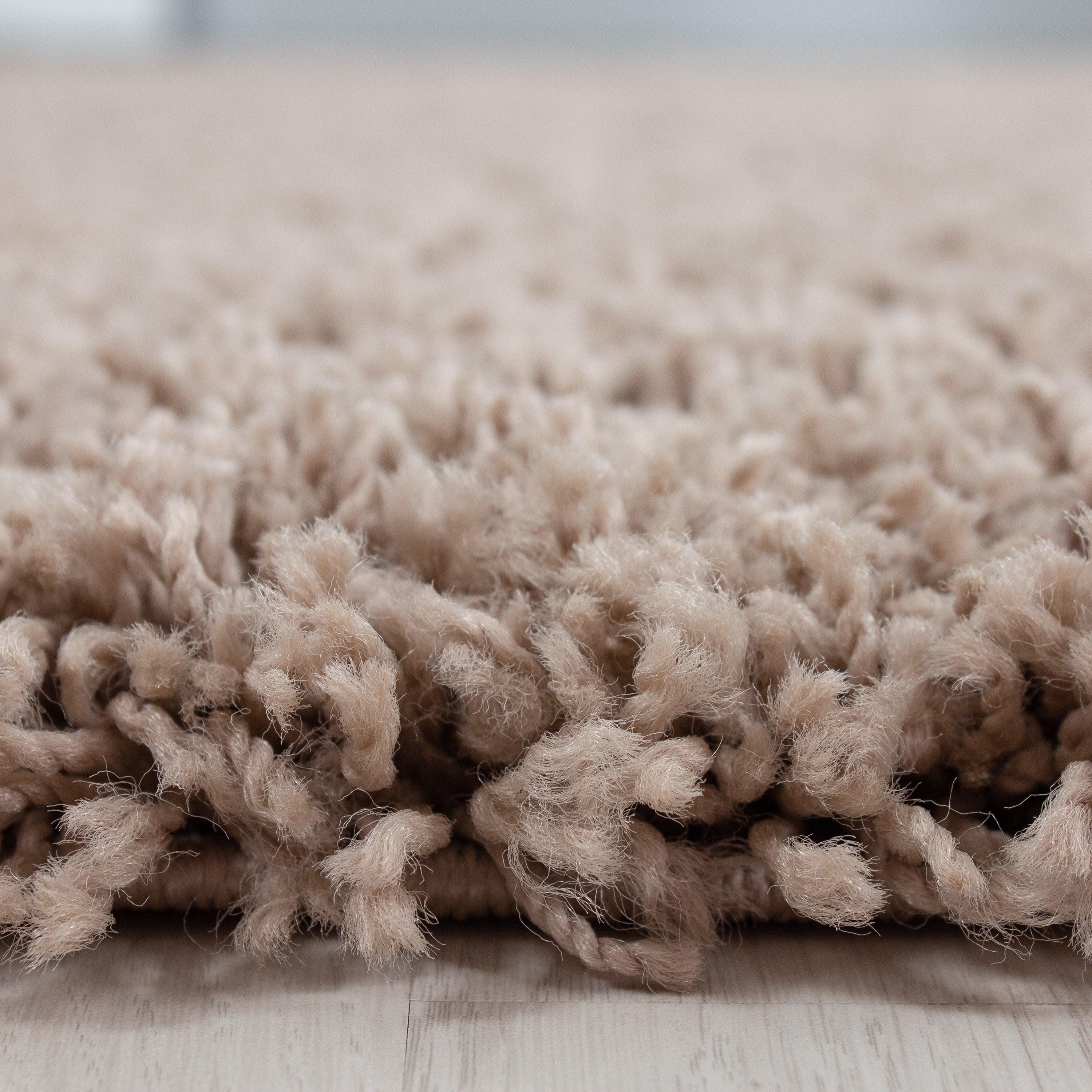 Hochflor Shaggy Teppich Rund verschiedene Farben und Größen Langflorteppich