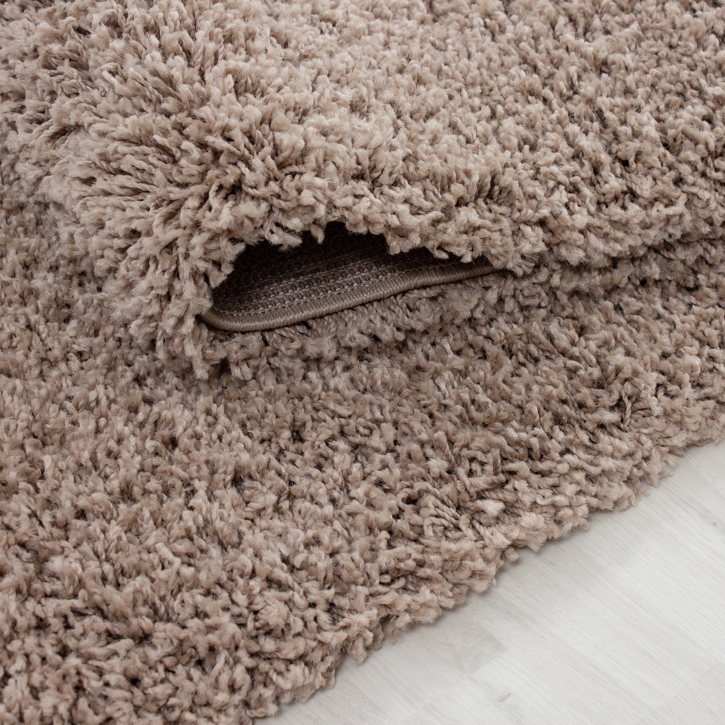 Hochflor Shaggy Teppich Rund verschiedene Farben und Größen Langflorteppich