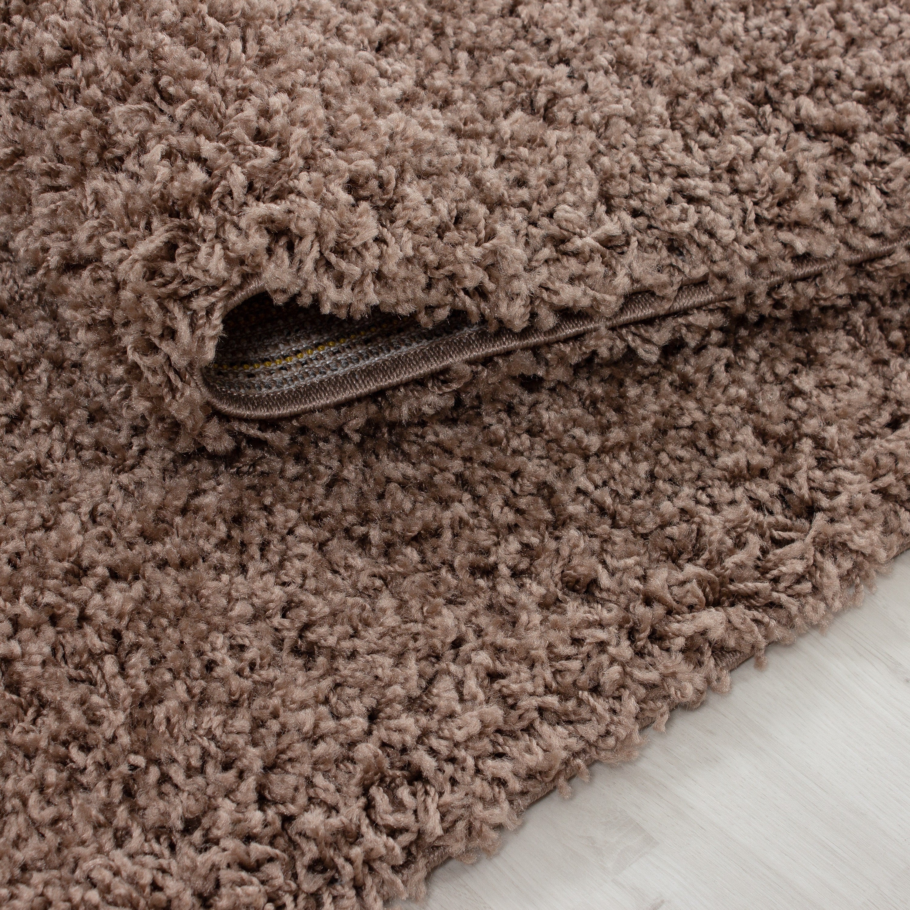 Hochflor Shaggy Teppich Rund verschiedene Farben und Größen Langflorteppich