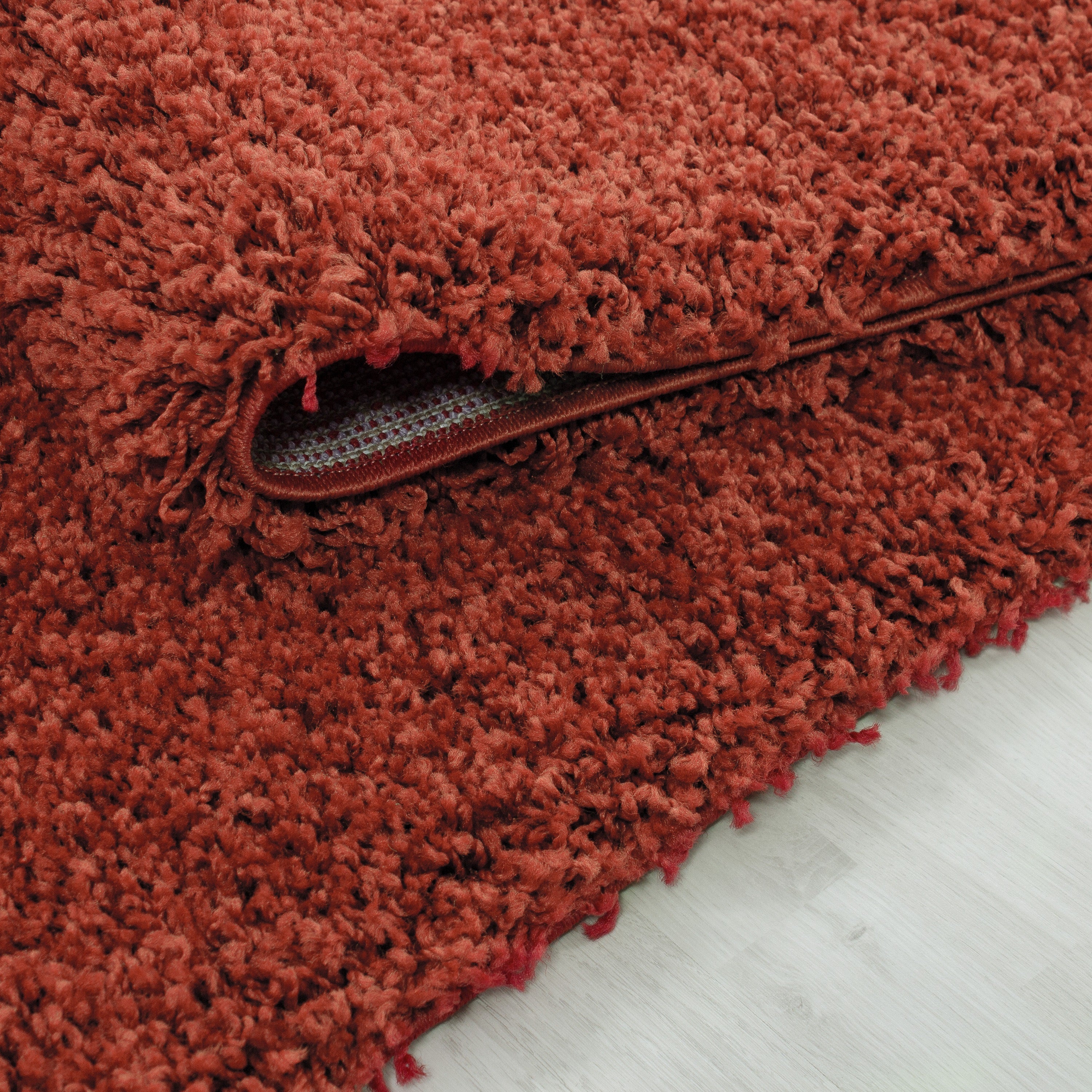 Hochflor Shaggy Teppich Rund verschiedene Farben und Größen Langflorteppich