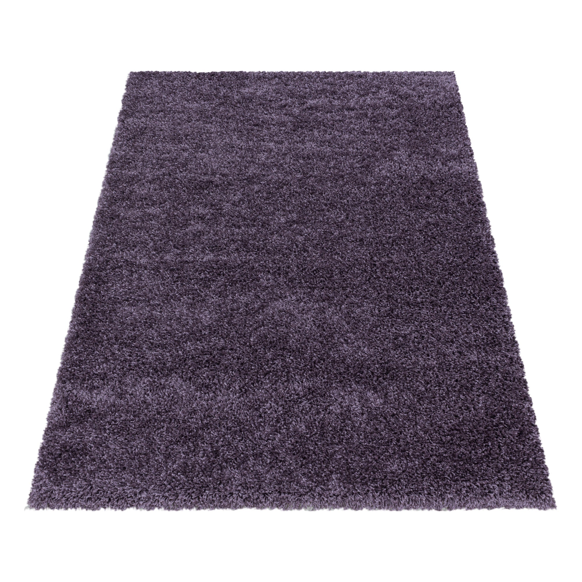 Hochflor Shaggy Teppich Wohnzimmerteppich Schlafzimmer Flor Super Soft Violet