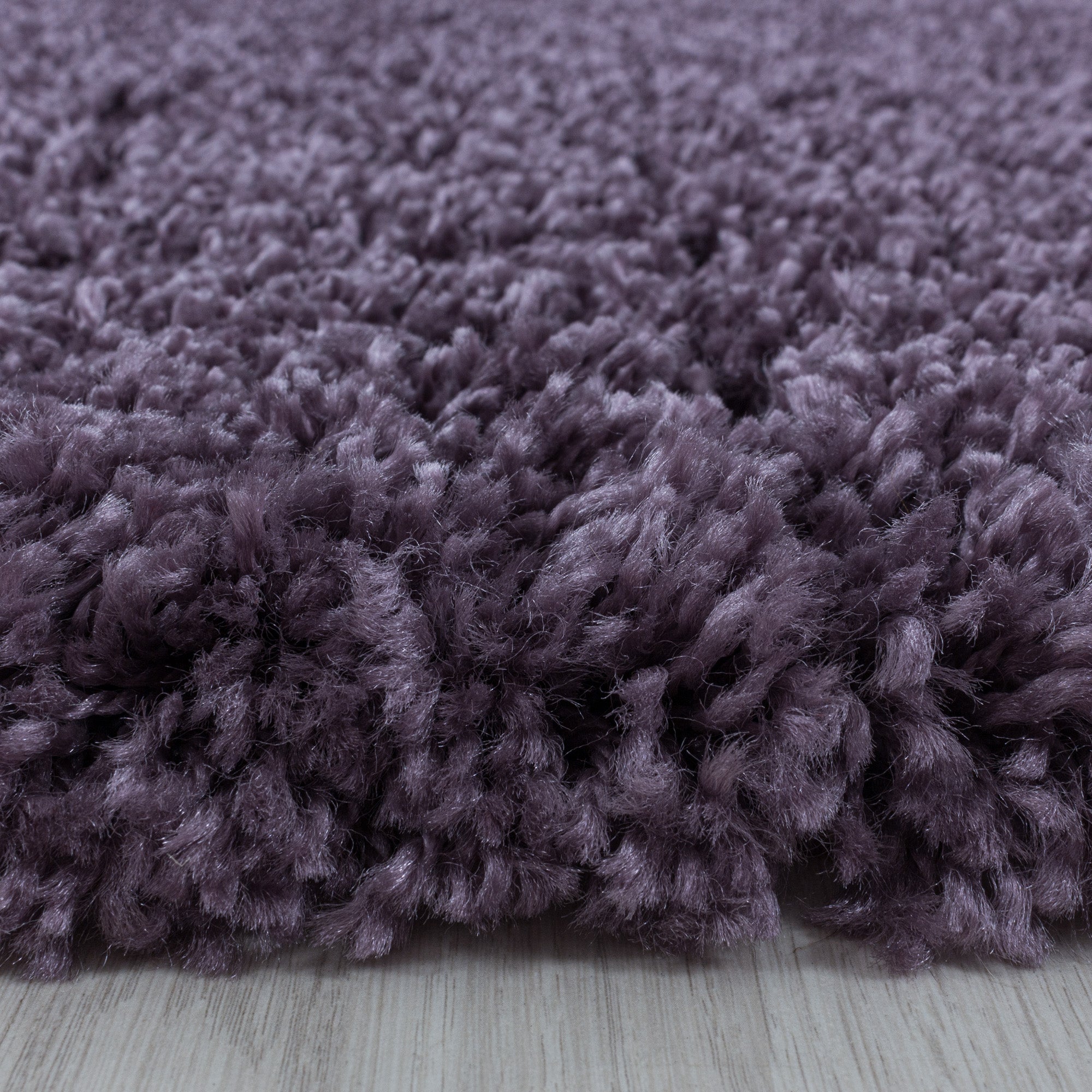 Hochflor Shaggy Teppich Wohnzimmerteppich Schlafzimmer Flor Super Soft Violet