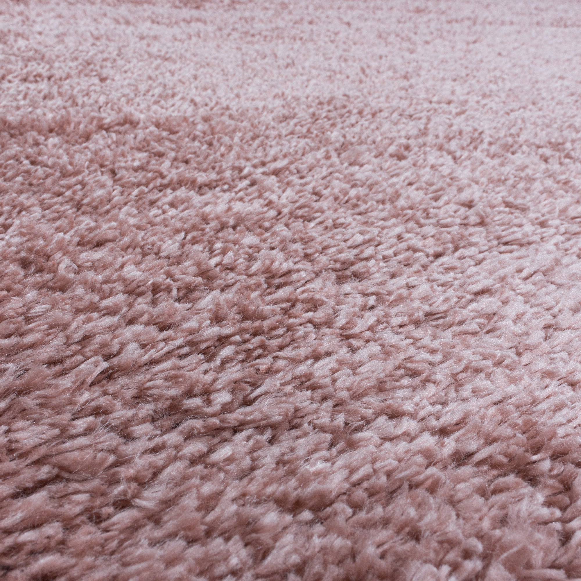 Shaggy Hochflor Teppich Wohnzimmerteppich Flor Super Weich Farbe Rose