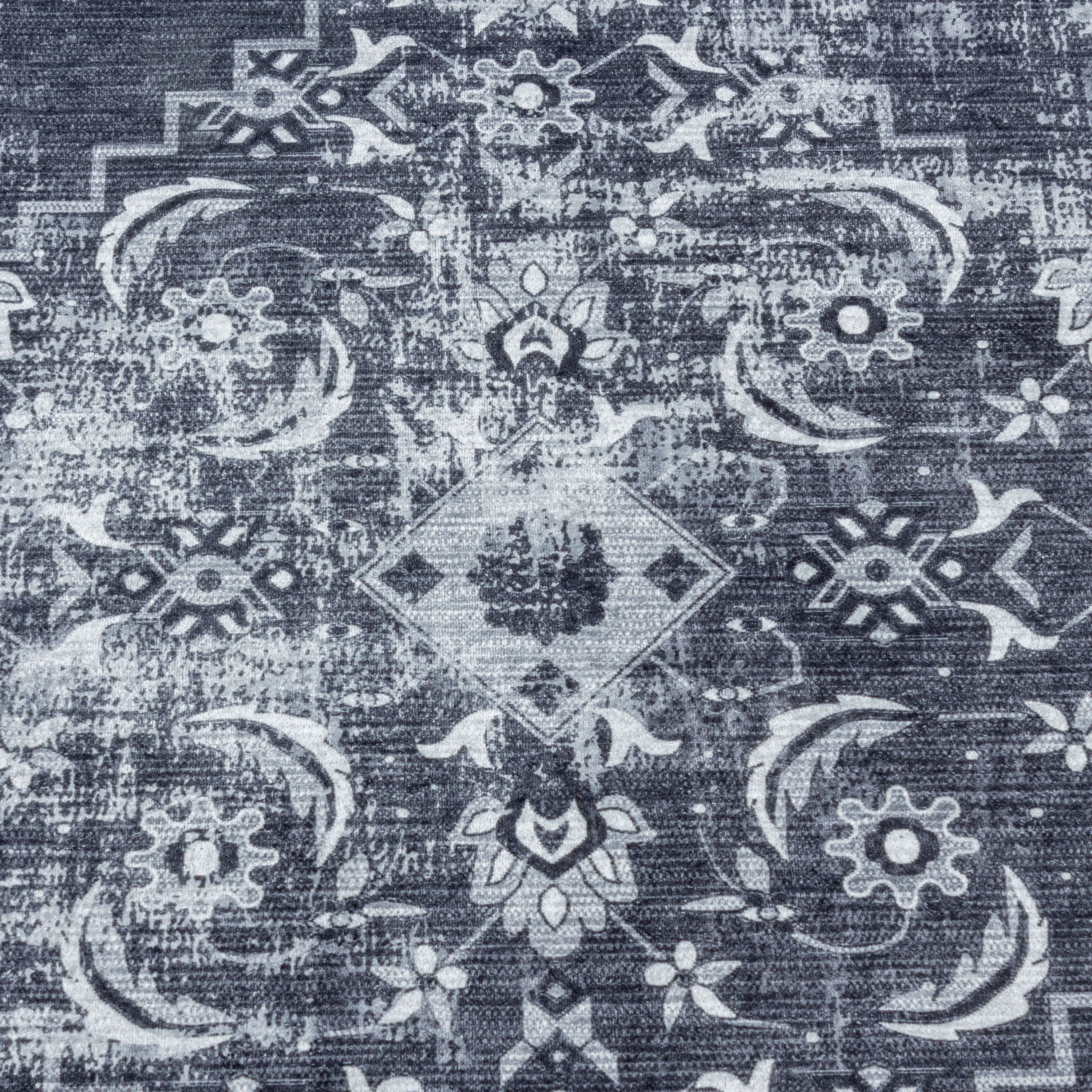 Teppich Antirutsch Vintage Waschbar Wohnzimmerteppich Orient Gummi Sch –  HomebyHome