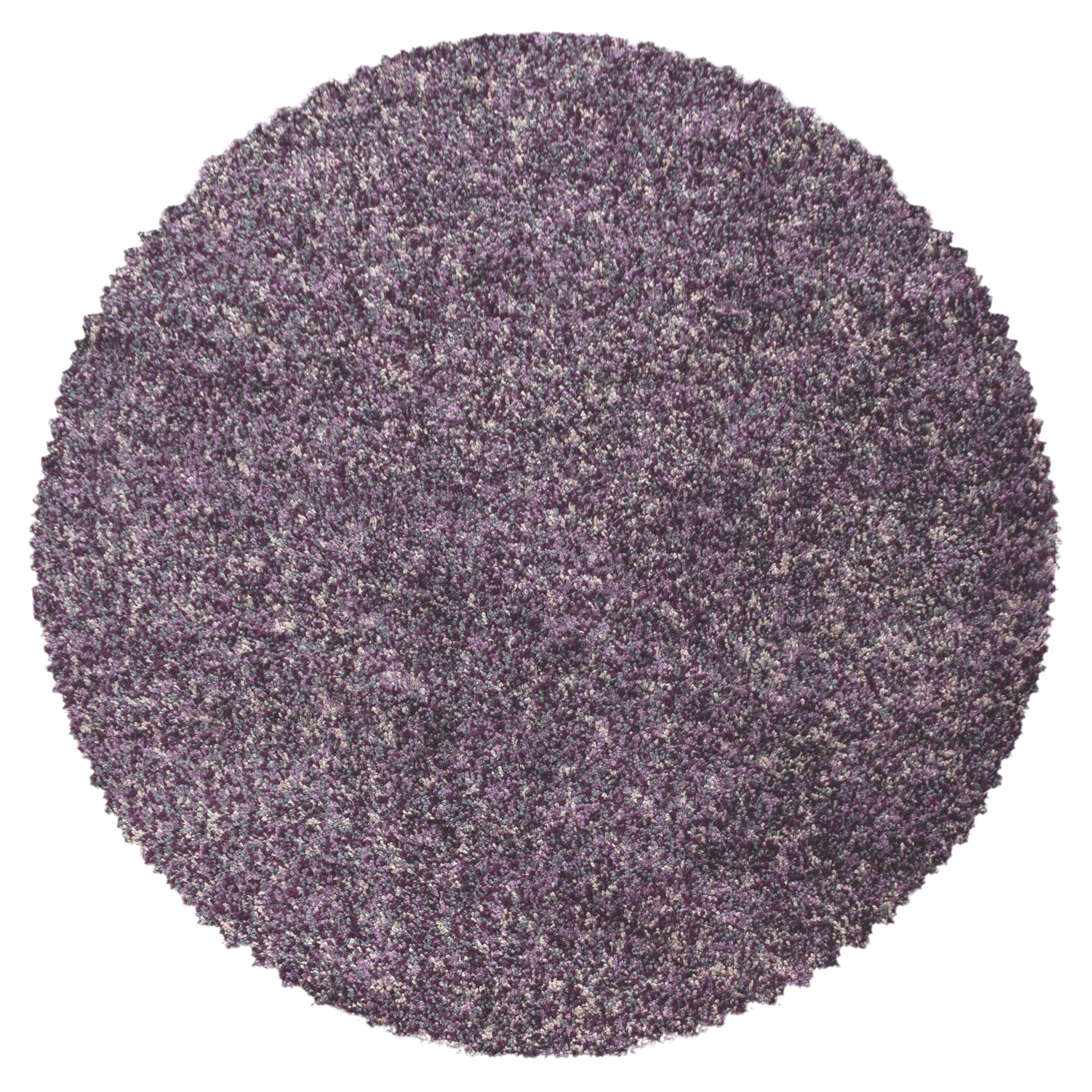 Hochflor Shaggy Teppich Soft Langflorteppich Bunt Grau Lila Beige Mauve Meliert