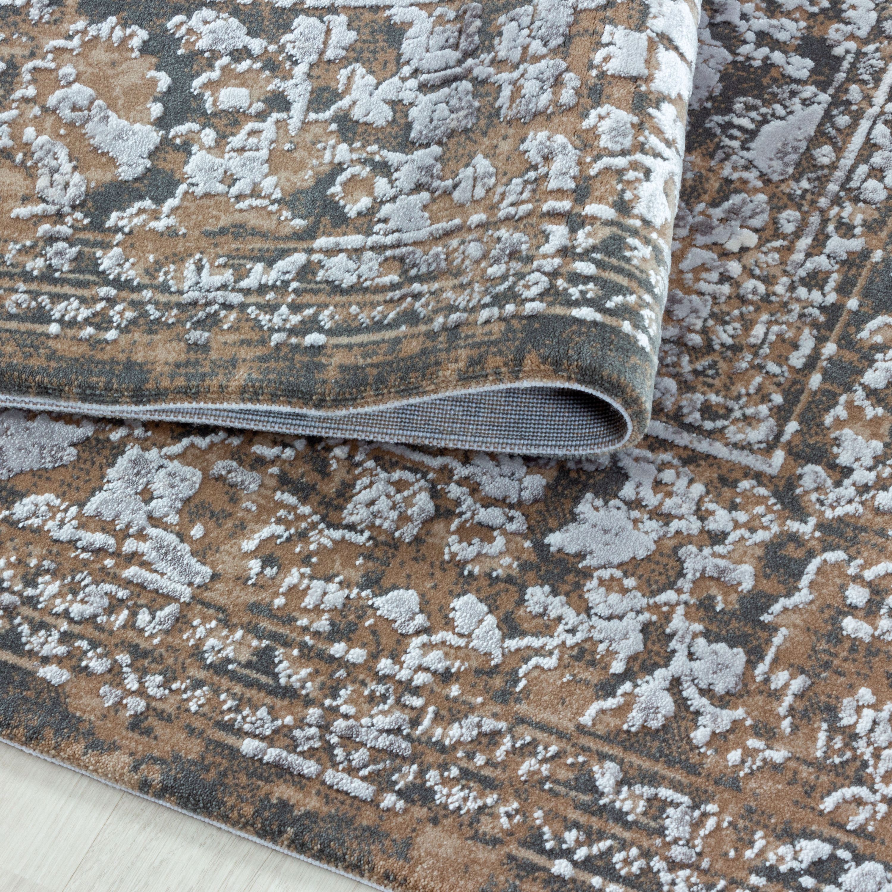 PIERRE CARDIN Design Teppich Baumwollrücken 100% Acryl Orient Muster Beige
